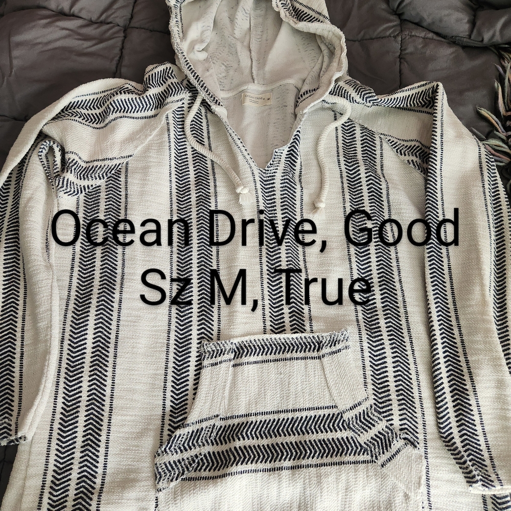 Striped Hooded Pullover